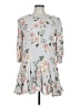 VICI Floral Gray Casual Dress Size L - photo 1