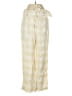 Alpha and Omega Checkered-gingham Ivory Yellow Casual Pants Size S - photo 1