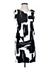AGB Graphic Black Casual Dress Size 2 - photo 1