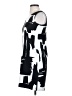 AGB Graphic Black Casual Dress Size 2 - photo 5