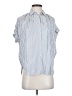 Madewell 100% Viscose Stripes Blue Sleeveless Button-Down Shirt Size XXS - photo 1
