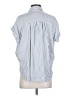 Madewell 100% Viscose Stripes Blue Sleeveless Button-Down Shirt Size XXS - photo 2