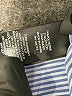 Nicole Miller Stripes Blue 3/4 Sleeve Blouse Size L - photo 8