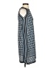Max Studio Print Blue Casual Dress Size XS - photo 4