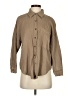 VICI x Jill Houndstooth Brown Long Sleeve Button-Down Shirt Size XS - photo 1
