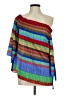 W by Worth 100% Polyester Blue 3/4 Sleeve Blouse Size 6 - photo 1