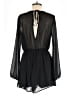 ANGL Solid Black Cocktail Dress Size L - photo 2