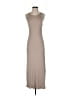 Splendid Solid Tan Casual Dress Size S - photo 1