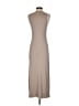 Splendid Solid Tan Casual Dress Size S - photo 2