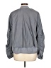 Athleta 100% Polyester Solid Gray Windbreaker Size L - photo 2