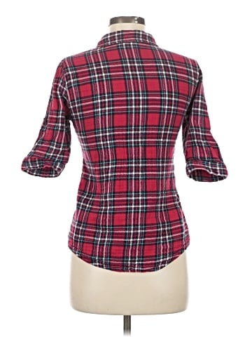 Fresh Brewed 3/4 Sleeve Button-Down Shirt (view 2)