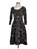 Mata Traders Print Teal Casual Dress Size S - photo 1