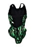 Dolfin Graphic Green One Piece Swimsuit Size XXS (28) - photo 2