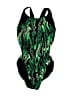 Dolfin Graphic Green One Piece Swimsuit Size XXS (28) - photo 1