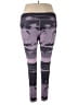 lucy Graphic Purple Active Pants Size 2X - photo 2