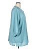 Coldwater Creek Teal 3/4 Sleeve Blouse Size 1X - photo 4