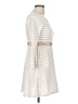 Lands' End Stripes Ivory Casual Dress Size L - photo 4