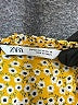 Zara Yellow Long Sleeve Blouse Size XS - photo 7