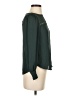 Ann Taylor LOFT 100% Polyester Green Long Sleeve Blouse Size XXS - photo 4