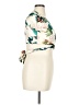 Shein Curve Tropical Ivory Short Sleeve Blouse Size 0X - photo 4