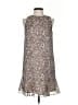 Ann Taylor LOFT 100% Polyester Animal Print Brown Cocktail Dress Size XS - photo 1