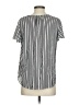 Elle Silver Black Short Sleeve Blouse Size S - photo 2