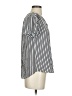 Elle Silver Black Short Sleeve Blouse Size S - photo 4