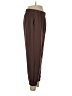 FIT COLLECTIVE Solid Brown Casual Pants Size L - photo 4