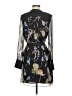 Reiss Print Black Cocktail Dress Size 4 - photo 2