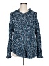 Studio JPR 100% Polyester Tweed Blue Pullover Sweater Size XL - photo 1
