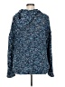 Studio JPR 100% Polyester Tweed Blue Pullover Sweater Size XL - photo 2