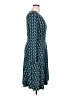 Max and Cleo Chevron-herringbone Teal Casual Dress Size S - photo 4