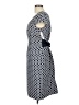 Alex Marie 100% Polyester Polka Dots Blue Casual Dress Size 12 - photo 5