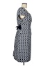 Alex Marie 100% Polyester Polka Dots Blue Casual Dress Size 12 - photo 4