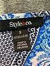 Style&Co 100% Polyester Blue Sleeveless Blouse Size S - photo 8
