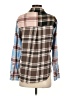 Rails Plaid Brown Long Sleeve Button-Down Shirt Size S - photo 2