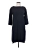 Ann Taylor 100% Polyester Solid Black Casual Dress Size S - photo 1