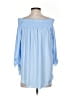 Abbeline 100% Polyester Blue 3/4 Sleeve Blouse Size XS - photo 2