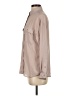 Uniqlo 100% Polyester Solid Tan Long Sleeve Blouse Size XS - photo 5