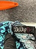 Bebop 100% Rayon Paisley Blue Shorts Size L - photo 3