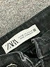 Zara Chevron-herringbone Black Jeans Size 6 - photo 7