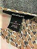 Alfani 100% Polyester Tan Ivory Sleeveless Blouse Size 4 - photo 7