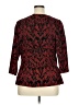 Connected Apparel Red 3/4 Sleeve Blouse Size 1X - photo 2