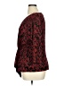 Connected Apparel Red 3/4 Sleeve Blouse Size 1X - photo 5