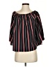 French Connection 100% Polyester Black 3/4 Sleeve Blouse Size XS - photo 1