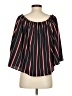 French Connection 100% Polyester Black 3/4 Sleeve Blouse Size XS - photo 2