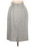 Burberry Tweed Gray Tan Formal Skirt Size 10 - photo 2