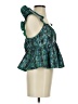 Day + Moon 100% Polyester Green Sleeveless Blouse Size L - photo 4