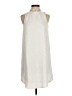 H&M 100% Polyester Solid Ivory Casual Dress Size 4 - photo 1
