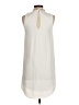 H&M 100% Polyester Solid Ivory Casual Dress Size 4 - photo 2